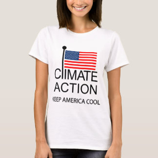 Camiseta Ação Climática Mantenha a América Legal
