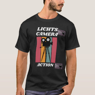 CAMISETA AÇÃO DA CÂMERA DO LICHTS