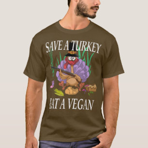 Camiseta Ação de Graças à Turquia Salve a Turquia coma um F