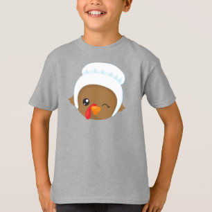 Camiseta Ação de Graças à Turquia, Turquia Marrom, Bonnet P