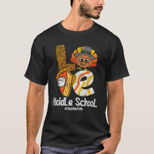 Camiseta Ação de Graças Ama Professora Turca Aut