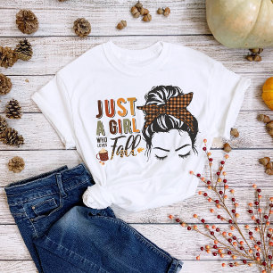 Camiseta Ação de Graças Apenas Uma Menina Que Ama Um Pouco 