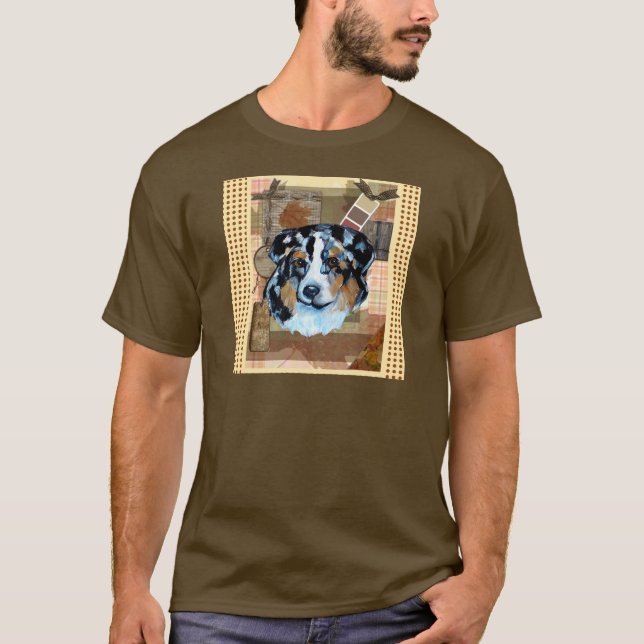 CAMISETA AÇÃO DE GRAÇAS AUSTRALIAN SHEPHERD (Frente)