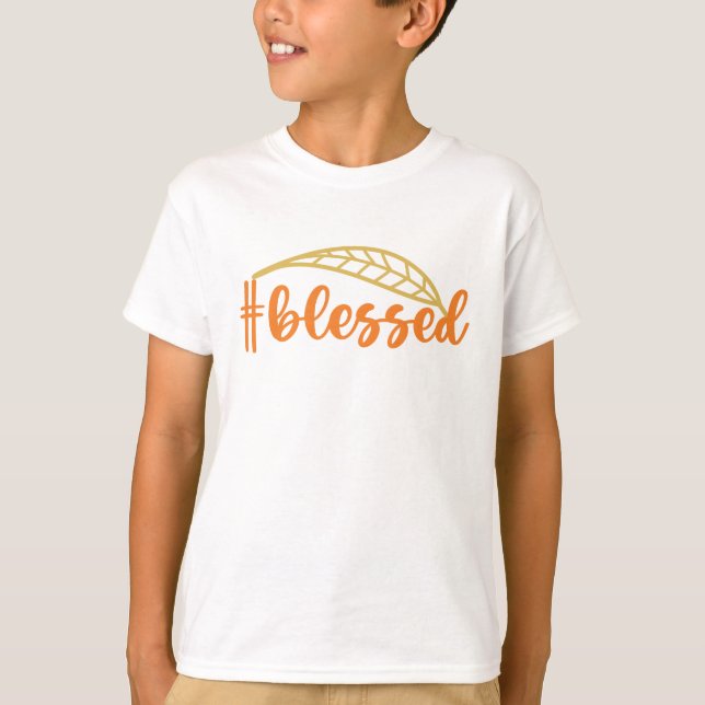 Camiseta Ação de Graças Bela Abençoada (Frente)