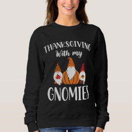 Camiseta Ação de Graças Com Meus Gnomos