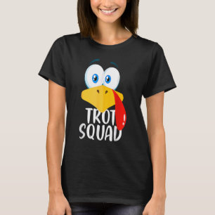 Camiseta Ação de Graças Correndo o Trot Squad na Turquia