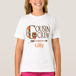Camiseta Ação de Graças Cousin Crew Shirt Turquia Cousin Sh