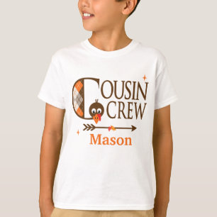 Camiseta Ação de Graças Cousin Crew Shirt Turquia Cousin Sh