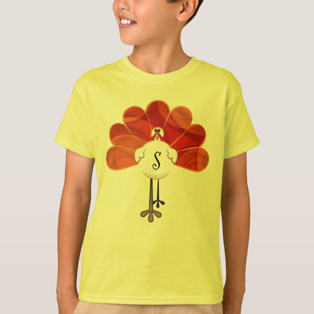 Camiseta Ação de Graças da Família na Turquia (Frente)