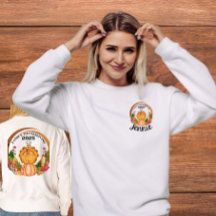 Ação de Graças da Família Vintage Personalizada na