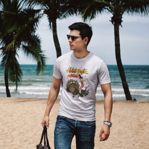 Camiseta Ação de Graças da Turquia bebado