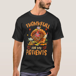 Camiseta Ação De Graças De 2021 Agradecemos Aos Meus Pacien