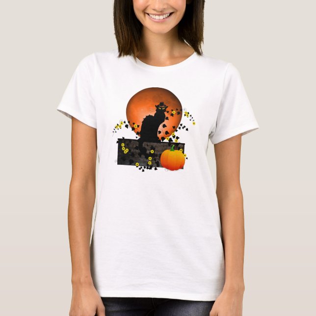 Camiseta Ação de Graças de Chat Noir (Frente)
