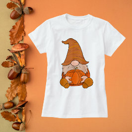 Camiseta Ação de Graças de Gnome Pumpkin