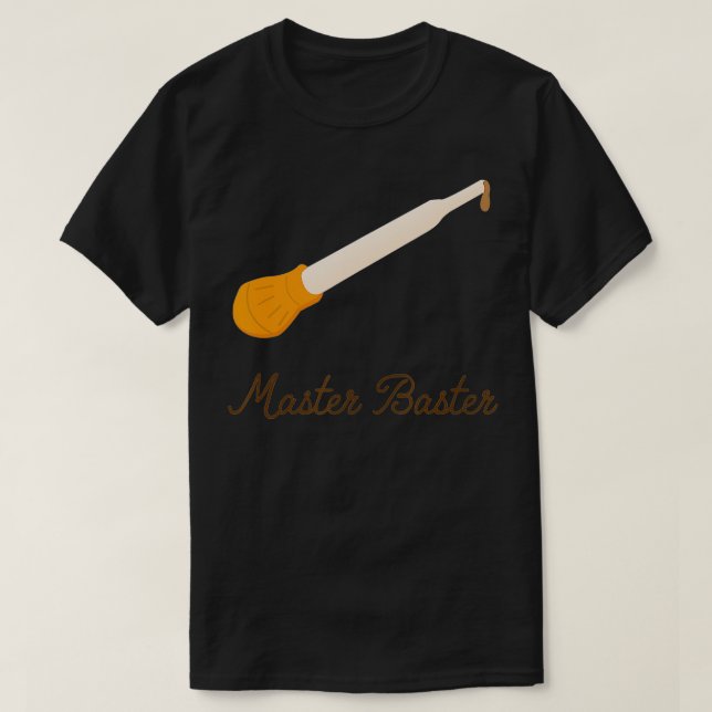 Camiseta Ação de Graças de Hilarious Master Baster (Frente do Design)