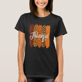 Camiseta Ação de Graças de Leopard Buffalo Xadrez Splici