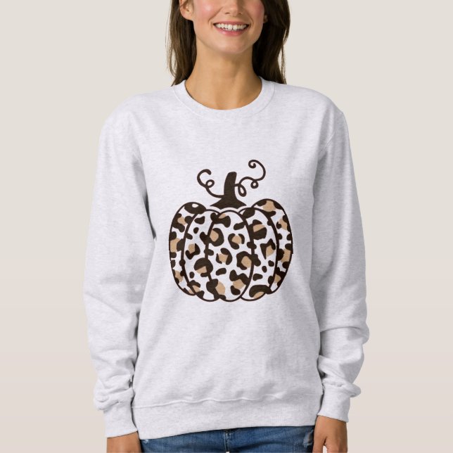 Camiseta Ação de Graças de Leopard Pumpkin (Frente)