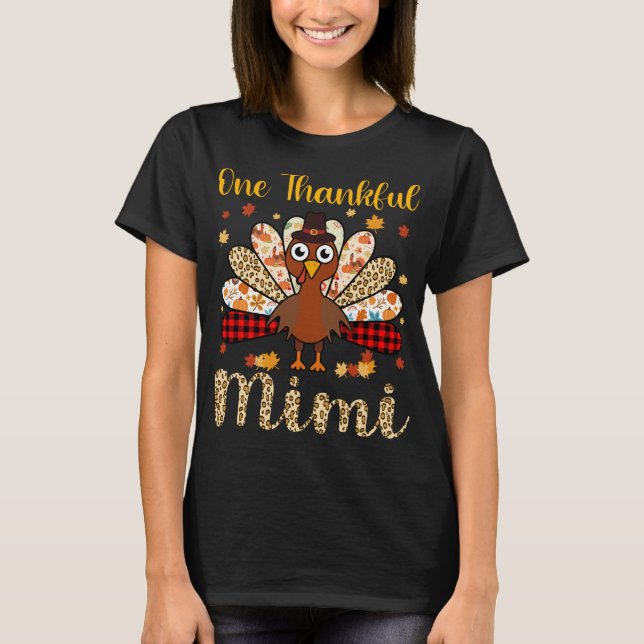 Camiseta Ação de Graças de Mimi Turkey (Frente)