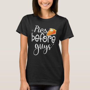 Camiseta Ação De Graças De Mulheres E Meninas Antes Das Car