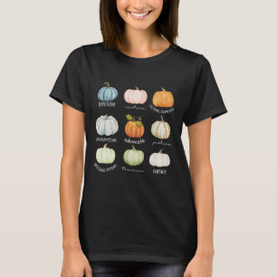 Camiseta Ação de Graças do Colega Social Halloween Cai Pump