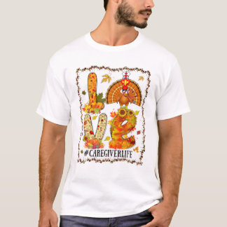 Camiseta Ação de Graças do Cuidador de CNA