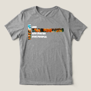 Camiseta Ação de Graças e talvez cinco Pessoas