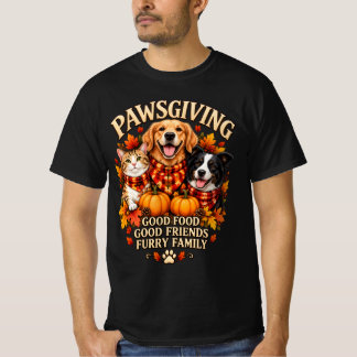 Camiseta Ação de Graças para Amantes de Animais de Estimaçã