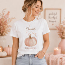 Ação de Graças Personalizada – Abóbora de Outono A