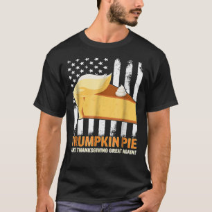 Camiseta Ação de Graças Pumpkin A Turquia Comeu Pizza de Tr