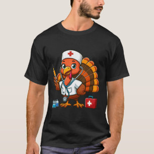 Camiseta Ação de Graças Salas Mulheres Enfermeiras Turcas E