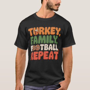 Camiseta Ação de Graças Turquia - Repetição de Futebol Fami