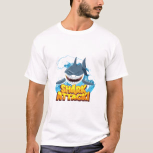 Camiseta ação do tubarão