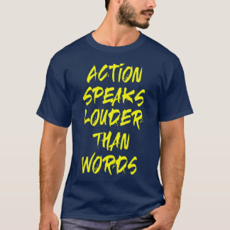 Camiseta Ação fala mais alto