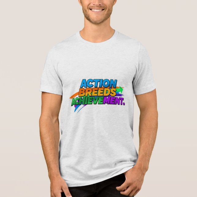 Camiseta Ação Promove Conquista. (Frente)