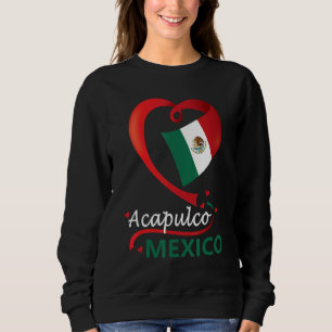 Camiseta Acapulco Guerrero México Sinalizador do Coração Me
