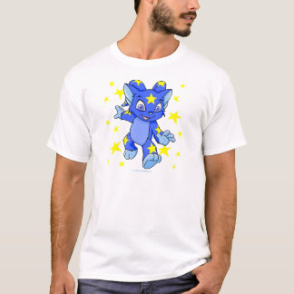 Camiseta Acara estrelado Excited com explosão da estrela