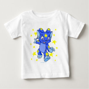 Camiseta Acara estrelado Excited com explosão da estrela
