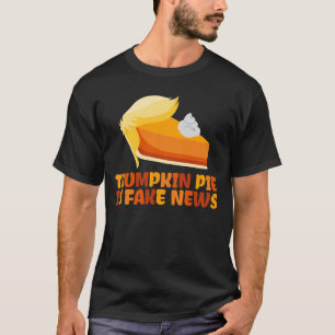 Camiseta Acção de graças engraçada do tarte de abóbora