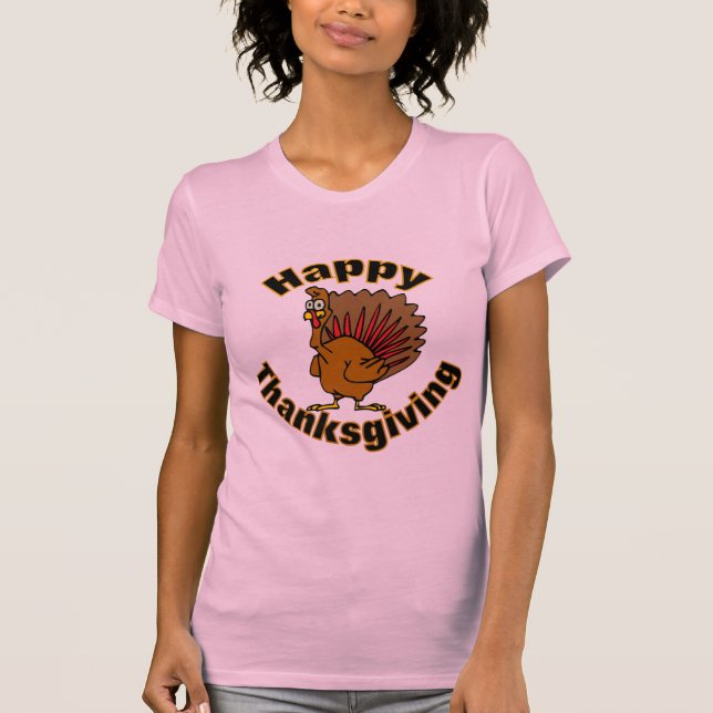 Camiseta Acção de graças Turquia (Frente)