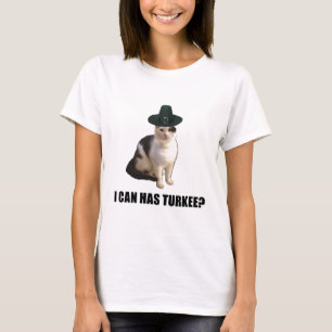Camiseta Acção de graças Turquia Lolcat