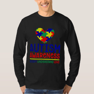 Camiseta Accept Understand Love  Autism Awareness Day Month