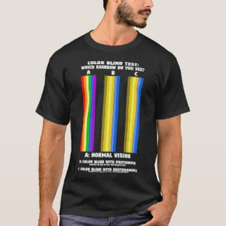 Camiseta Accepted Colorblind Color Blind Love Fun himouto f