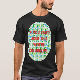 Camiseta Accepted Colorblind Color Blind Love Fun sarcasm