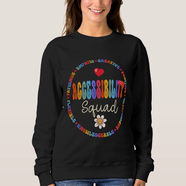 Camiseta Accessibility Squad Special Education Teacher Spec (Frente)