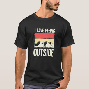 Camiseta Accessori Camping I Love Peeing Fora do Accessori
