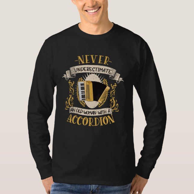 Camiseta Accordion Musician Folk Music Accordion Player (Frente)