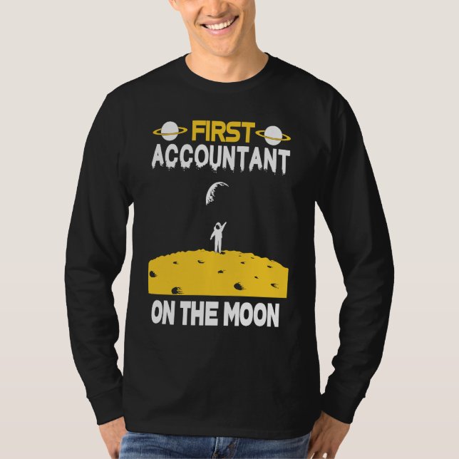 Camiseta Accountant On The Moon (Frente)