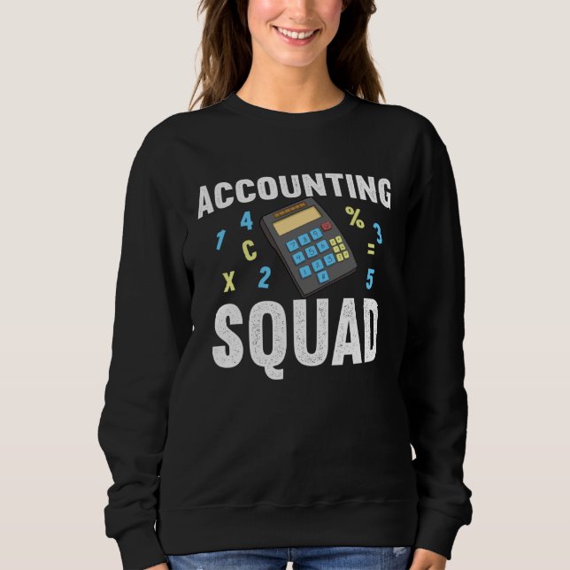 Camiseta Accountant Squad  for Accounting Crew (Frente)