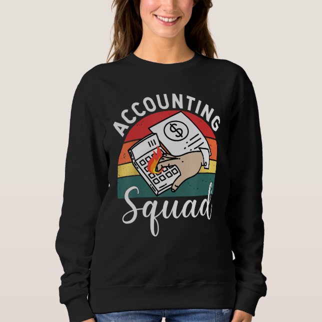 Camiseta Accounting Squad For Auditors Work In Offices (Frente)