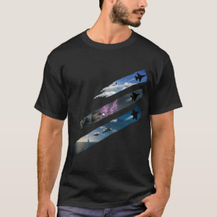 Camiseta Ace Combat Ace Combate 7_ Três Golpes_